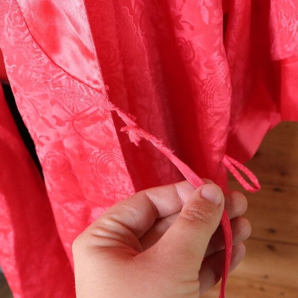 Victoria's Secret | Vintage Embossed Satin Robe One Size - Picture 4 of 7